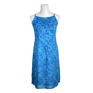 Unisex O.I.S - Schiffon dress, size 36 - Turquoise (1)