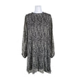 Unisex Neo Noir - Schiffon dress, size 36 - Black ()