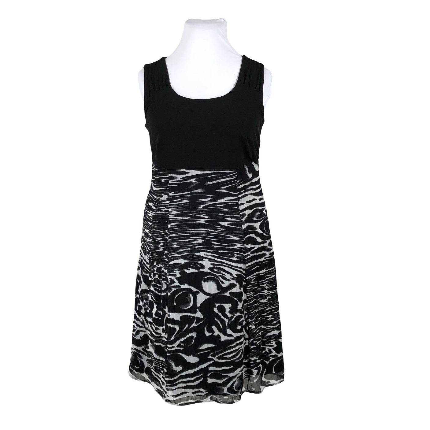 Unisex Betty Barclay - Schiffon dress, size 42 - Black (1)