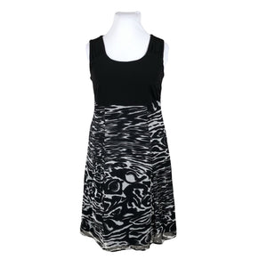 Unisex Betty Barclay - Schiffon dress, size 42 - Black (1)