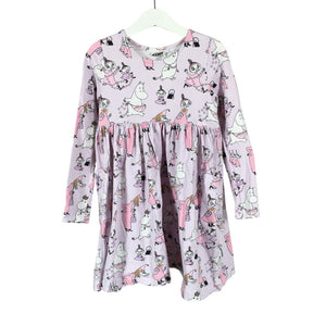 Unisex Moomin by Martinex - Tricot dress, size 110 - 116 - Violet (1)