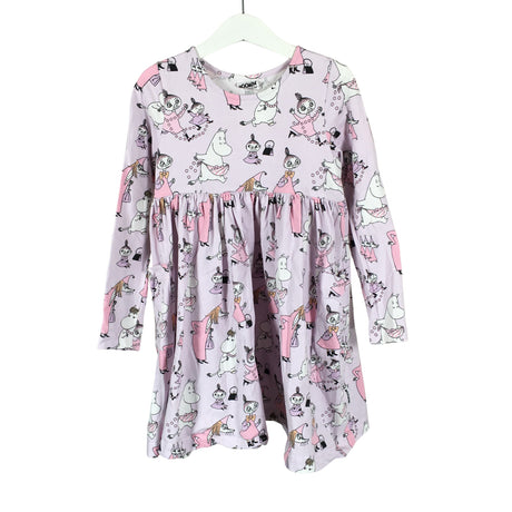Unisex Moomin by Martinex - Tricot dress, size 110 - 116 - Violet ()
