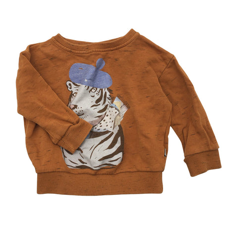 Unisex Papu - Sweatshirt, size 86 - 92 - Brown ()