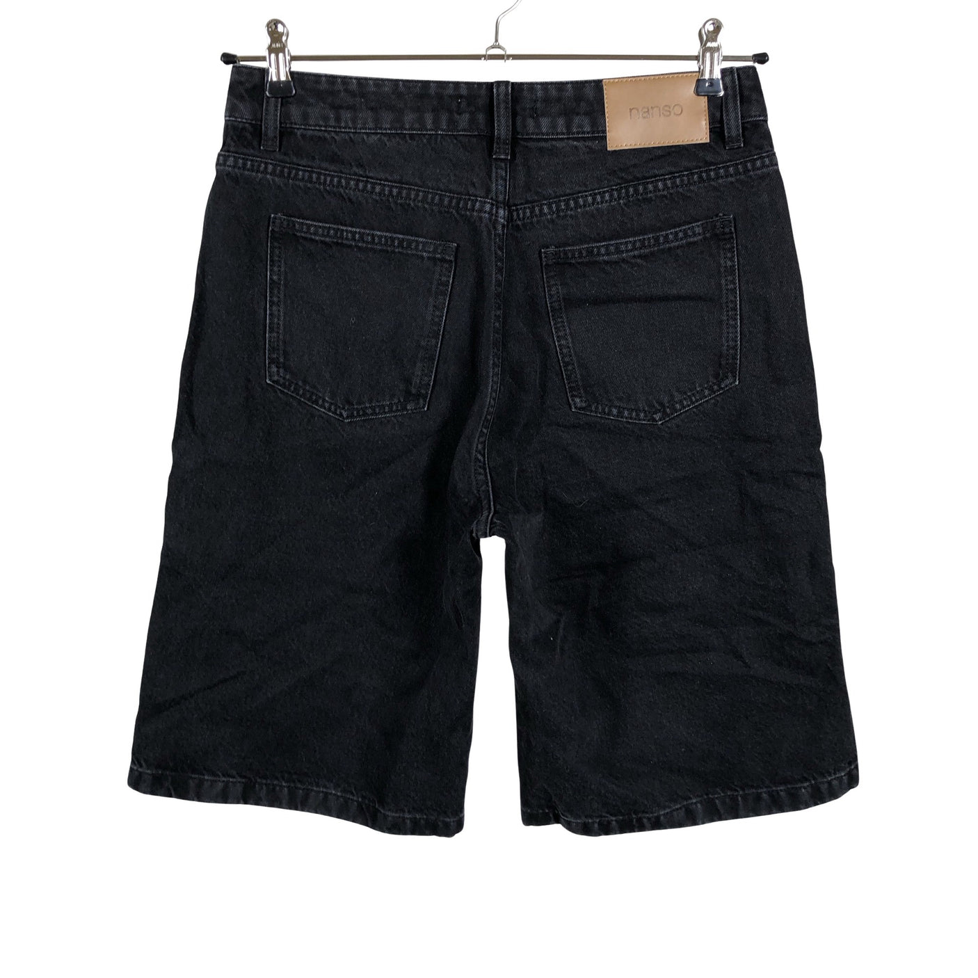 Unisex Nanso - Denim shorts, size 36 - Black (2)