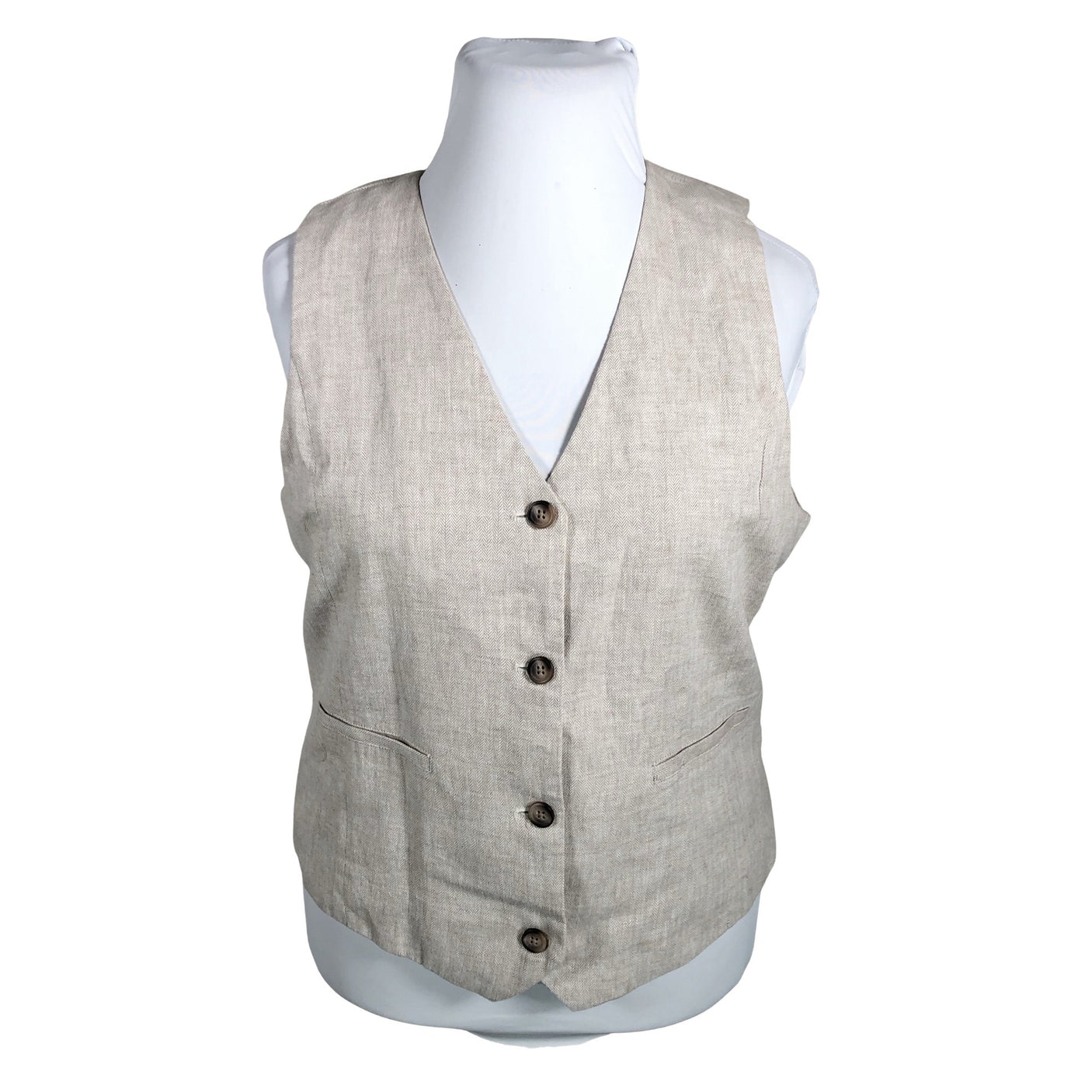 Unisex Soyaconcept - Vest, size 44 - Beige (1)
