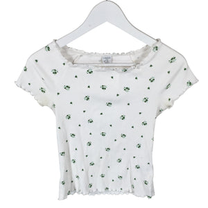 Unisex Lindex - T-shirt, size 158 - 164 - White (1)