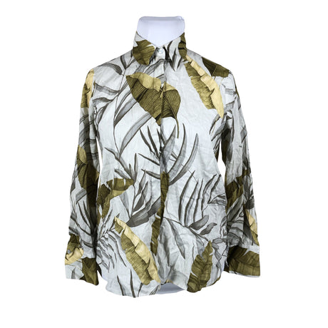 Unisex Massimo Dutti - Collared shirt, size 42 - Gray ()