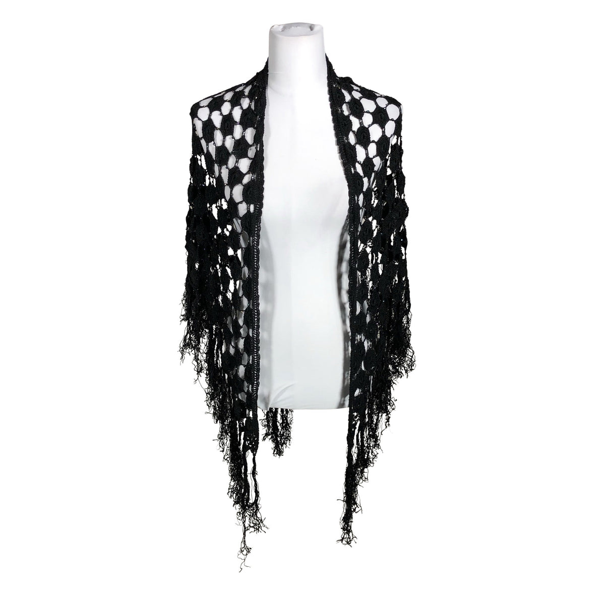 Unisex Handmade - Shawl, size Ei kokoa - Black (1)