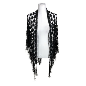 Unisex Handmade - Shawl, size Ei kokoa - Black (1)