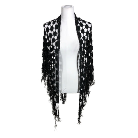 Unisex Handmade - Shawl, size Ei kokoa - Black ()