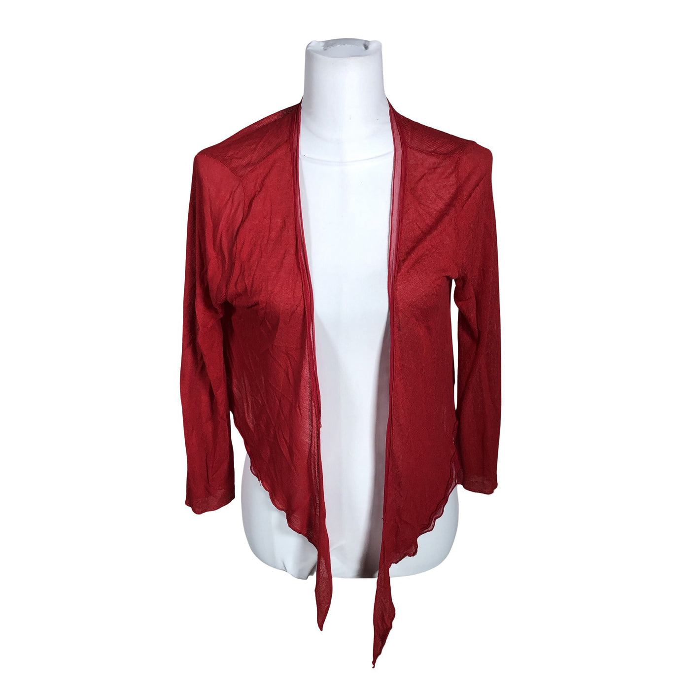 Unisex 2-Biz - Knit bolero jacket, size 40 - Red (1)