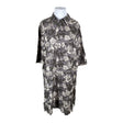 Unisex Ulla Popken - Schiffon dress, size 44 - Gray ()