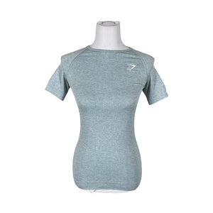 Unisex Gymshark - Sports shirt, short sleeve, size 36 - Light blue (1)