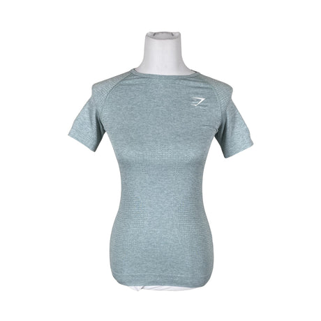 Unisex Gymshark - Sports shirt, short sleeve, size 36 - Light blue ()