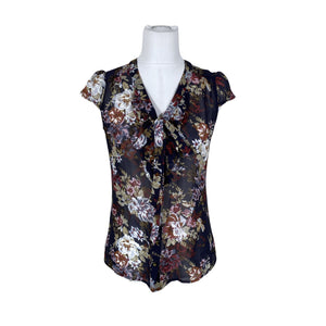 Unisex Esprit - Short-sleeved blouse, size 34 - Blue (1)
