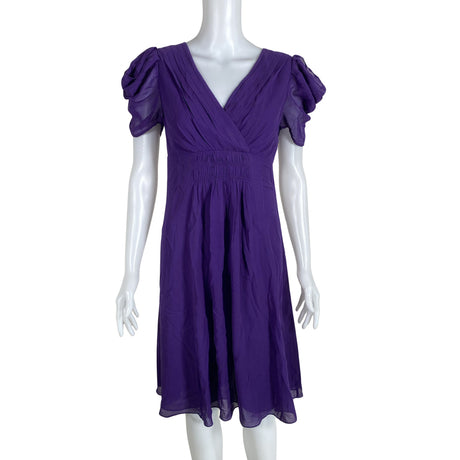 Unisex Caroll - Schiffon dress, size 38 - Violet ()