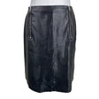 Unisex Hugo Boss - Leather skirt, size 36 - Black ()