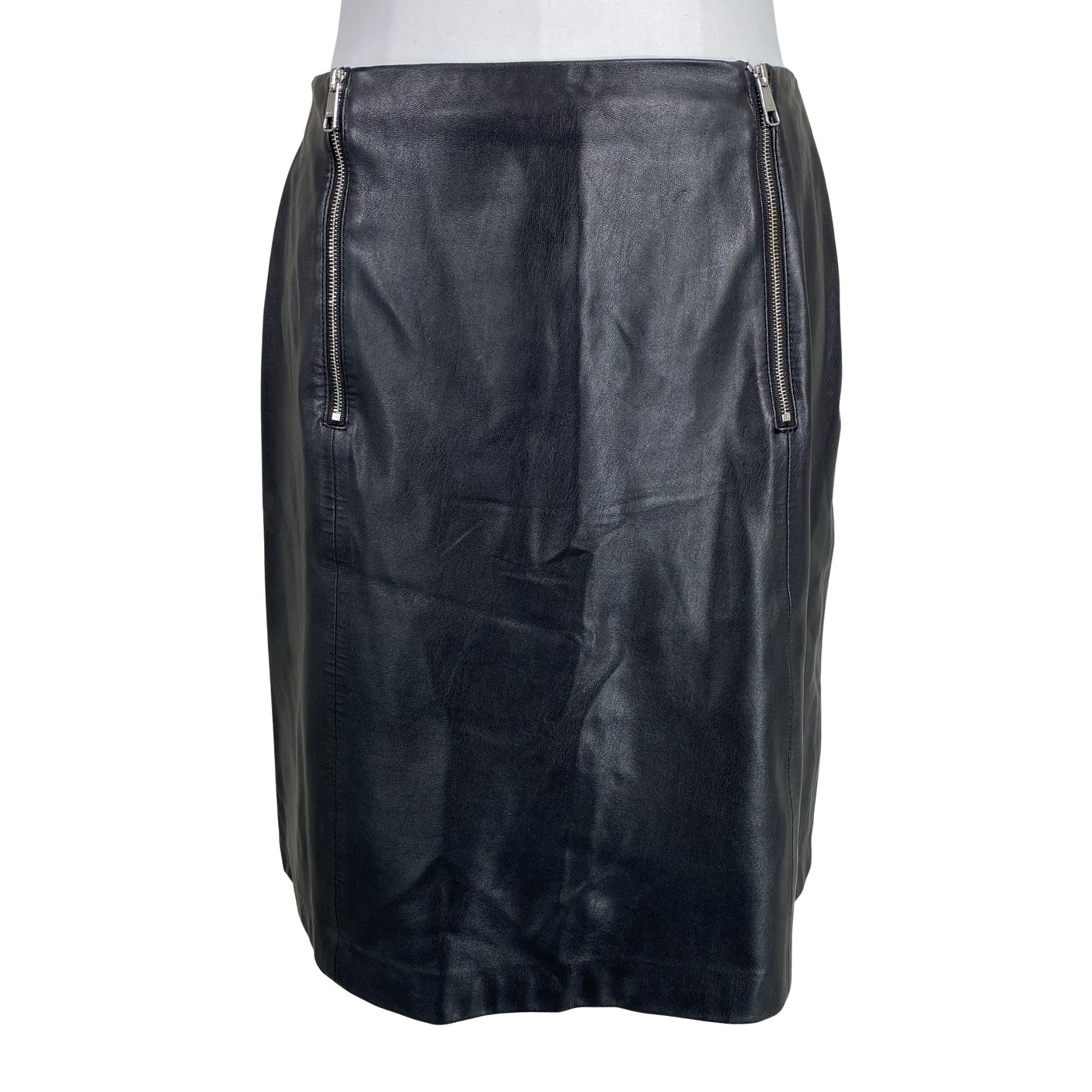 Unisex Hugo Boss - Leather skirt, size 36 - Black (1)