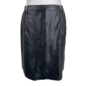 Unisex Hugo Boss - Leather skirt, size 36 - Black (1)