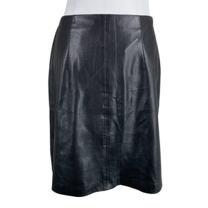 Unisex Hugo Boss - Leather skirt, size 36 - Black (2)