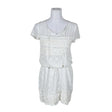 Unisex Massimo Dutti - Schiffon dress, size 38 - White ()