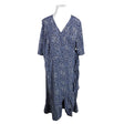 Unisex Zizzi - Schiffon dress, size 54 - Blue ()