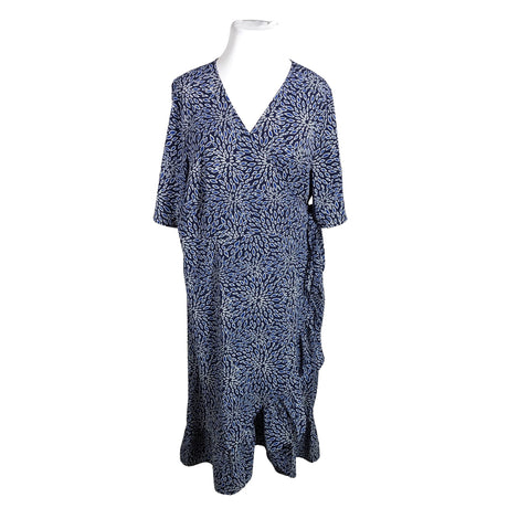 Unisex Zizzi - Schiffon dress, size 54 - Blue ()