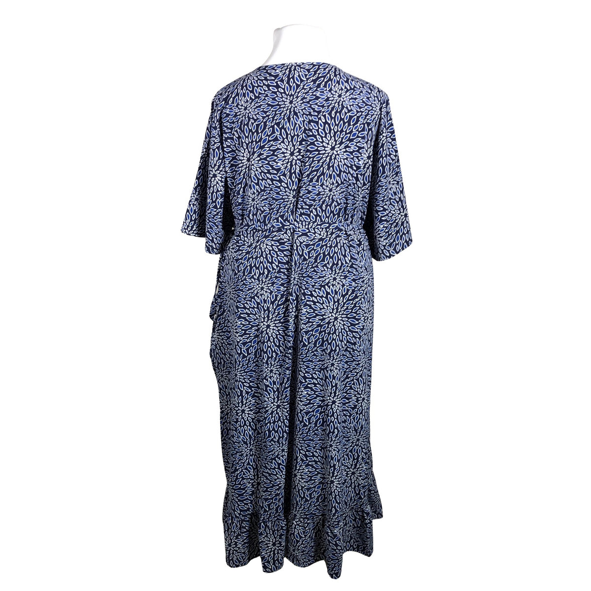 Unisex Zizzi - Schiffon dress, size 54 - Blue (2)