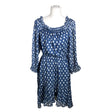 Unisex Diane von Furstenberg - Schiffon dress, size 40 - Blue ()
