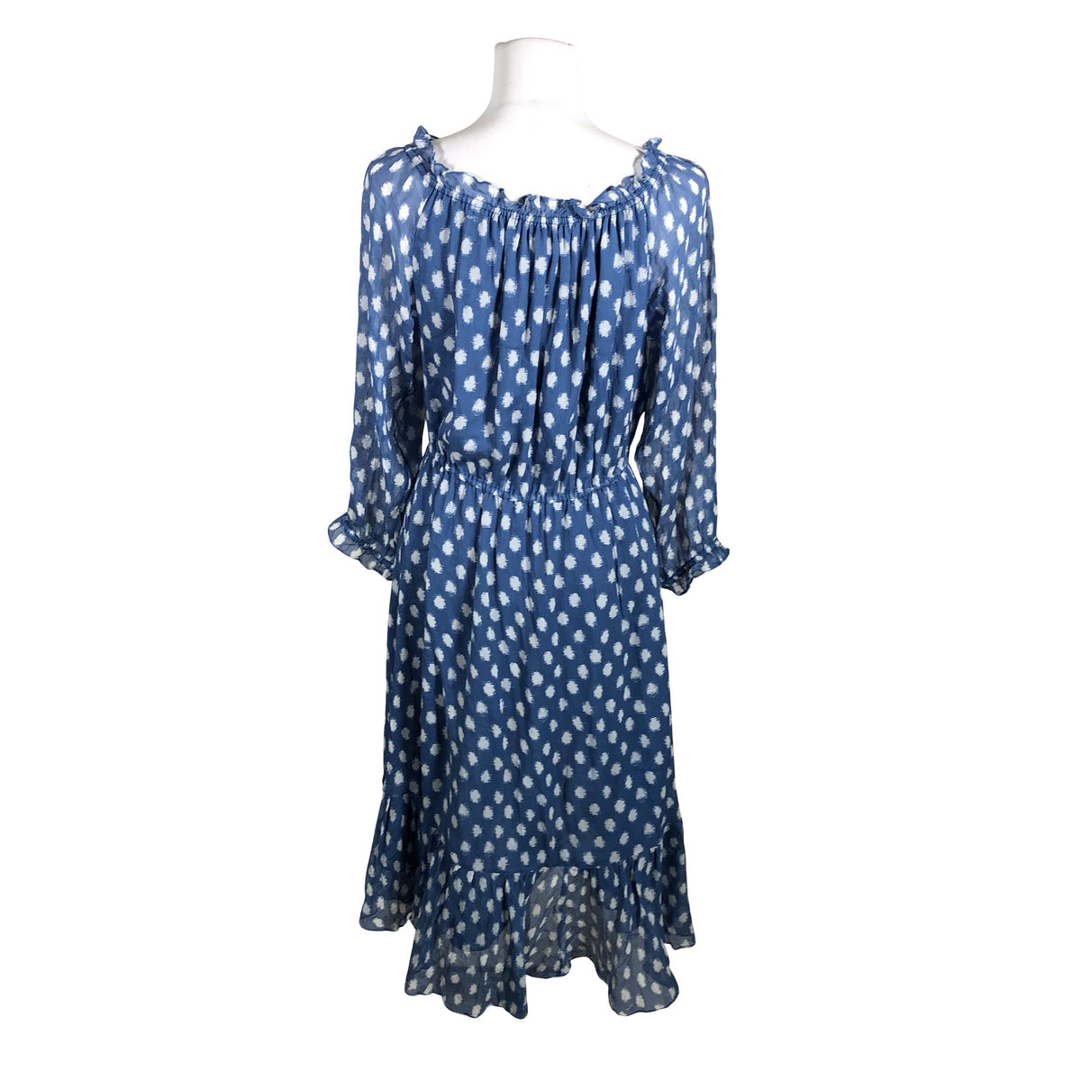 Unisex Diane von Furstenberg - Schiffon dress, size 40 - Blue (2)