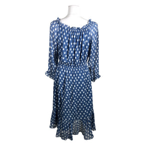 Unisex Diane von Furstenberg - Schiffon dress, size 40 - Blue (2)
