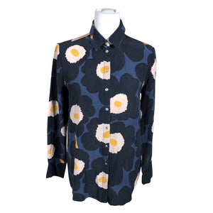 Unisex Marimekko - Schiffon tunic, size 34 - Blue (1)