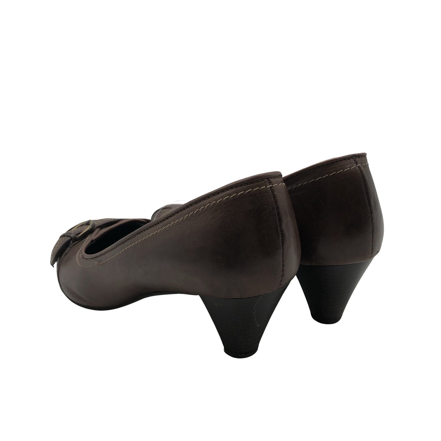 Unisex Ten Points - High heels, size 41 - Brown (2)