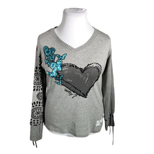 Unisex Desigual - Sweater, size 42 - Gray (1)