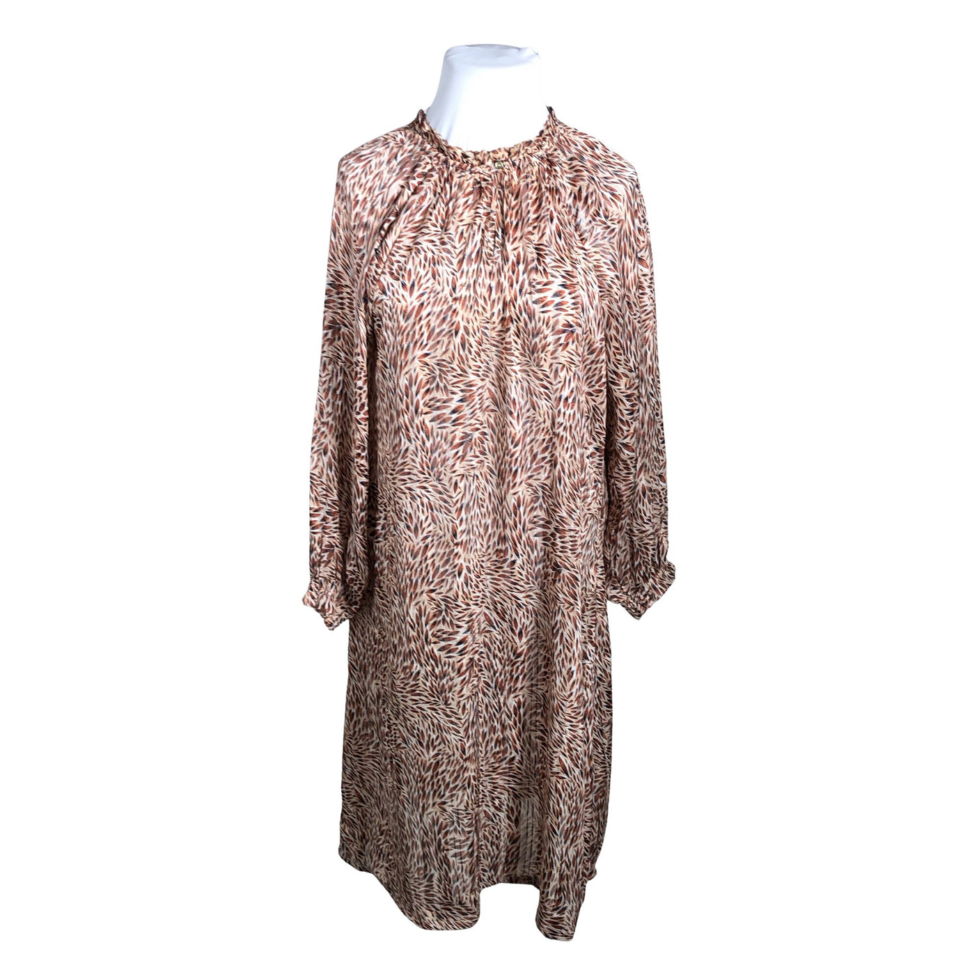 Unisex Prepair - Schiffon dress, size 44 - Brown (1)