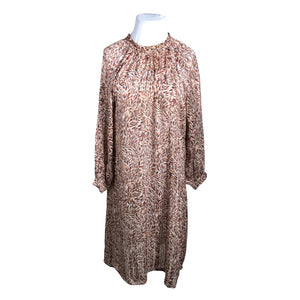 Unisex Prepair - Schiffon dress, size 44 - Brown (1)