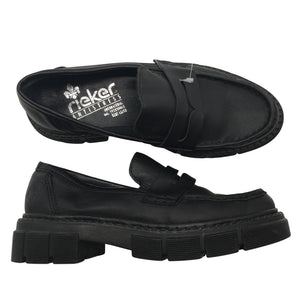 Unisex Rieker - Loafers, size 37 - Black (1)