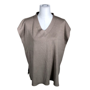 Unisex Cut & Pret - Knit vest, size 38 - Beige (1)