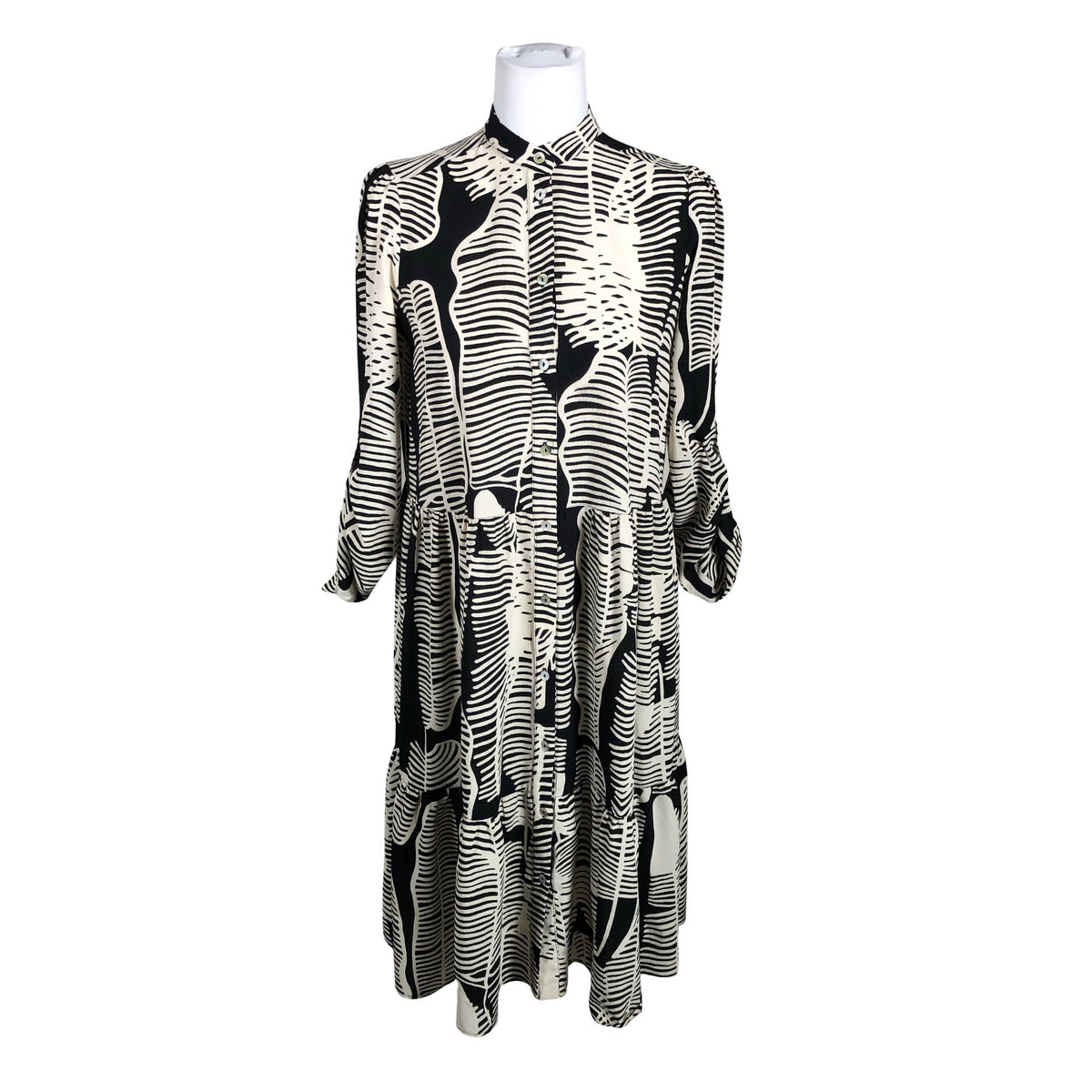 Unisex Summum Woman - Schiffon dress, size 36 - Beige (1)