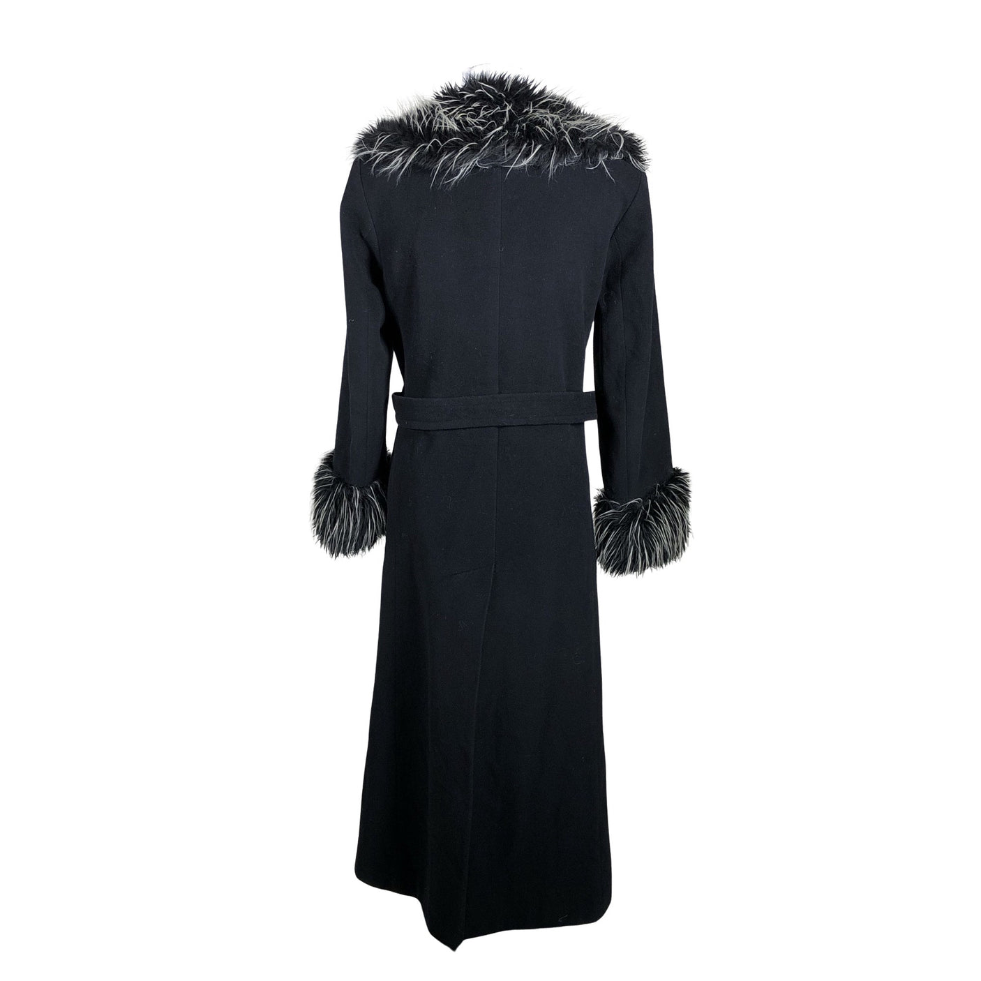 Unisex Menuetto - Faux fur coat, size 36 - Black (2)