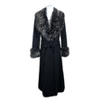 Unisex Menuetto - Faux fur coat, size 36 - Black ()