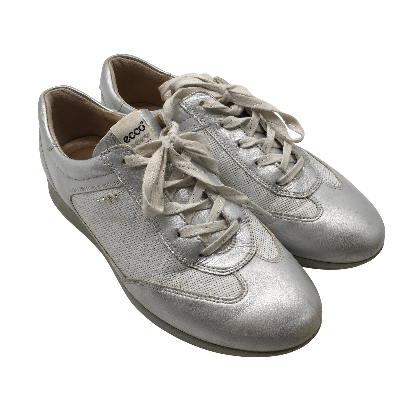 Unisex Ecco - Casual sneakers, size 38 - Silver (2)