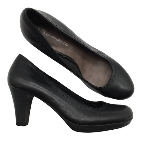 Unisex Tamaris - High heels, size 39 - Black ()