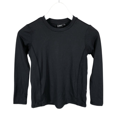 Unisex CRW - Sports shirt, long sleeve, size 146 - 152 - Black ()