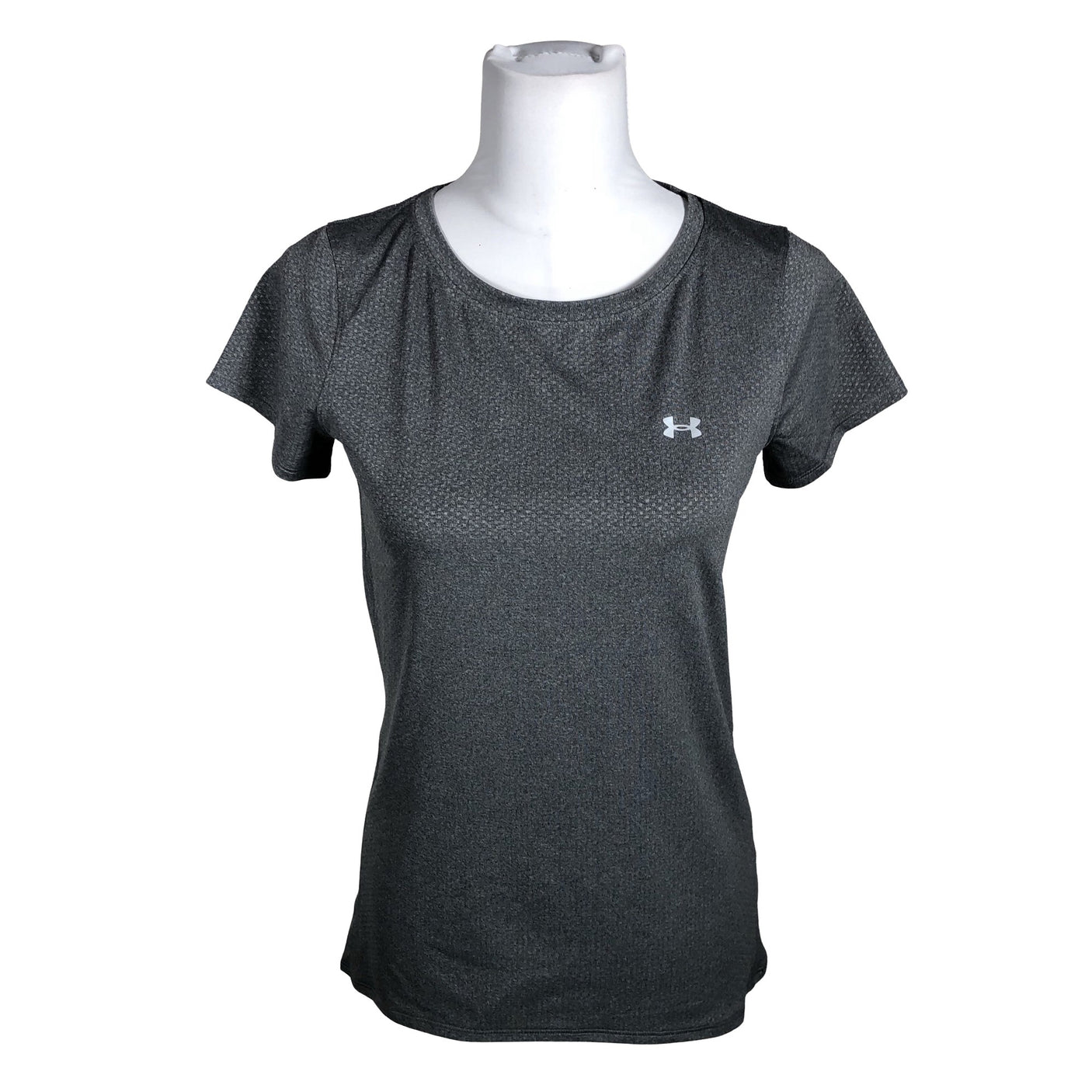 Unisex Under Armour - Sports shirt, short sleeve, size 36 - Gray (1)