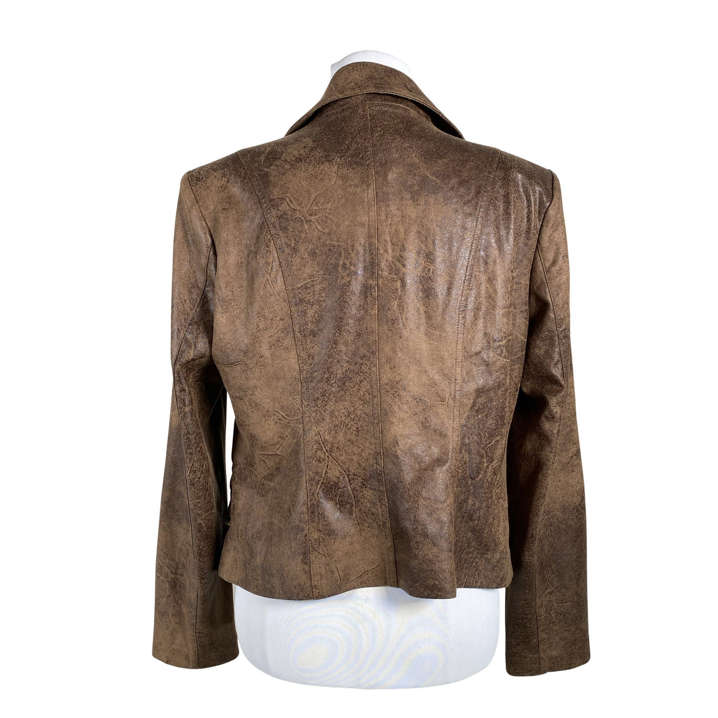 Unisex Frank Lyman - Leather jacket, size 40 - Brown (2)
