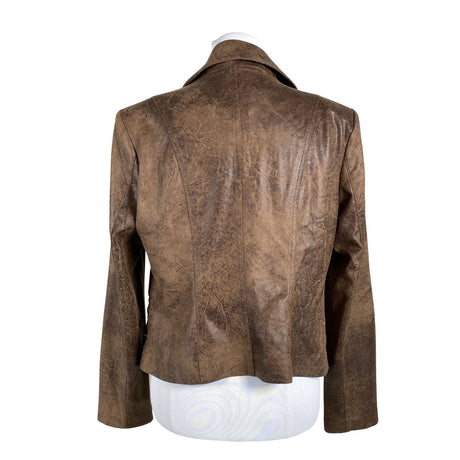 Unisex Frank Lyman - Leather jacket, size 40 - Brown (2)
