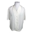 Unisex Finn Karelia - Short-sleeved blouse, size 46 - White ()