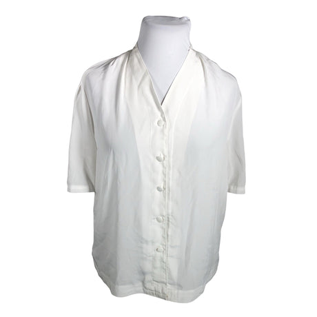 Unisex Finn Karelia - Short-sleeved blouse, size 46 - White ()