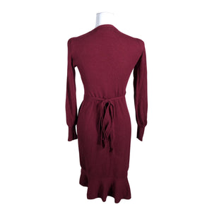 Unisex Diane von Furstenberg - Knit dress, size 36 - Wine red (2)